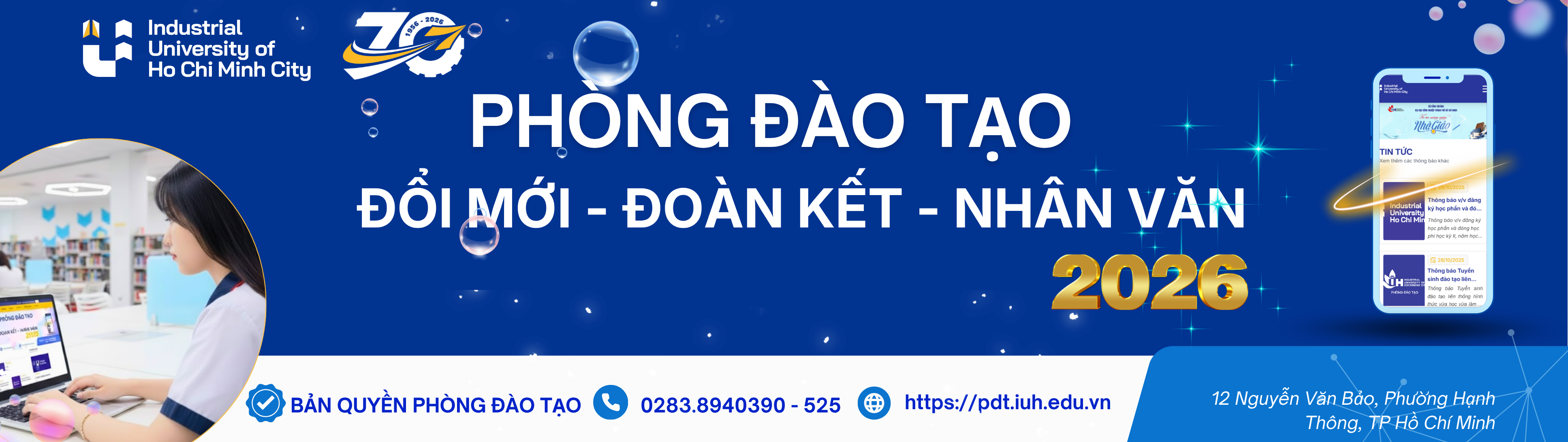 Giao diện mới 2025 phòng đào tạo